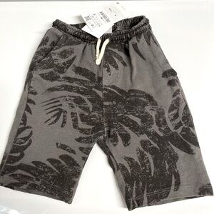 NWT Zara Palm Leaf Shorts 18-24months